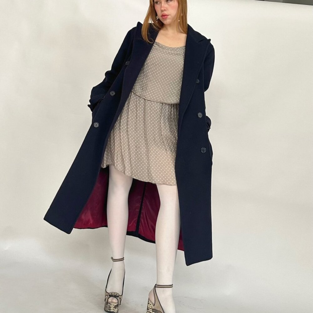 Ralph Lauren Navy Wool Pea Coat